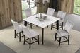 Sabro 5 Pc Dining Table Set - U&U Home Budget Furniture (Carteret, NJ)