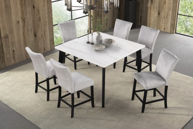 Sabro 5 Pc Dining Table Set - U&U Home Budget Furniture (Carteret, NJ)