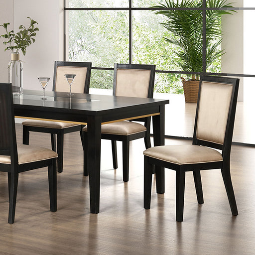 Kenyada 7 Pc Dining Table Set - U&U Home Budget Furniture (Carteret, NJ)