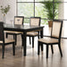 Kenyada 7 Pc Dining Table Set - U&U Home Budget Furniture (Carteret, NJ)