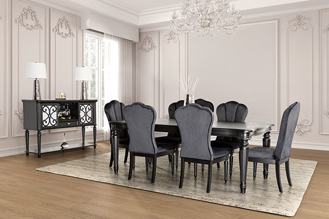 Melodi Parc 7 Pc Dining Table Set - U&U Home Budget Furniture (Carteret, NJ)