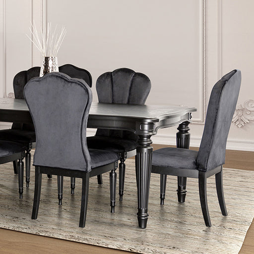 Melodi Parc 7 Pc Dining Table Set - U&U Home Budget Furniture (Carteret, NJ)