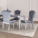 Melodi Parc 7 Pc Dining Table Set - U&U Home Budget Furniture (Carteret, NJ)