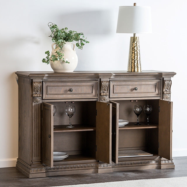 Seven Oaks Side Board - U&U Home Budget Furniture (Carteret, NJ)