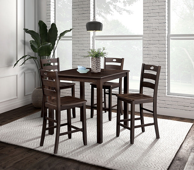 Lubbock 5 Pc. Counter Ht. Table Set - U&U Home Budget Furniture (Carteret, NJ)