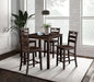 Lubbock 5 Pc. Counter Ht. Table Set - U&U Home Budget Furniture (Carteret, NJ)