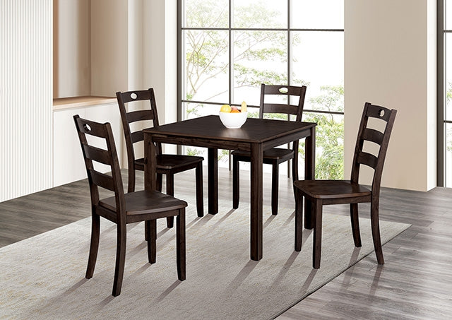 Lubbock 5 Pc. Dining Table Set - U&U Home Budget Furniture (Carteret, NJ)