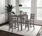 Lubbock 5 Pc. Counter Ht. Table Set - U&U Home Budget Furniture (Carteret, NJ)