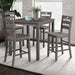 Lubbock 5 Pc. Counter Ht. Table Set - U&U Home Budget Furniture (Carteret, NJ)