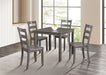 Lubbock 5 Pc. Dining Table Set - U&U Home Budget Furniture (Carteret, NJ)