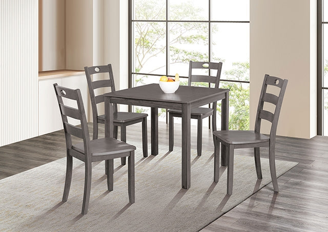 Lubbock 5 Pc. Dining Table Set - U&U Home Budget Furniture (Carteret, NJ)