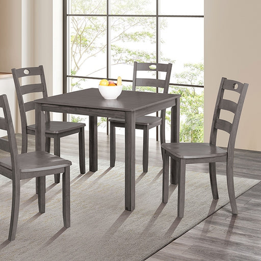 Lubbock 5 Pc. Dining Table Set - U&U Home Budget Furniture (Carteret, NJ)