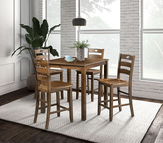 Lubbock 5 Pc. Counter Ht. Table Set - U&U Home Budget Furniture (Carteret, NJ)