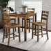 Lubbock 5 Pc. Counter Ht. Table Set - U&U Home Budget Furniture (Carteret, NJ)