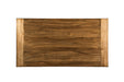 Losone Dining Table Set with Bench Rustic - U&U Home Budget Furniture (Carteret, NJ)