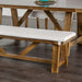 Losone Bench w/ Cushion - U&U Home Budget Furniture (Carteret, NJ)
