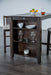 Lescles 3 Pc Counter Ht Set (1 Table + 2 Chairs) - U&U Home Budget Furniture (Carteret, NJ)