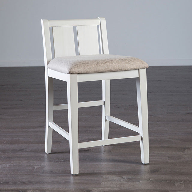 Lescles 3 Pc Counter Ht Set (1 Table + 2 Chairs) - U&U Home Budget Furniture (Carteret, NJ)