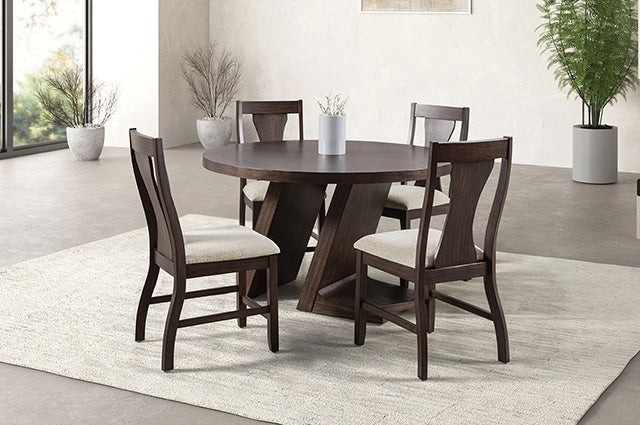 Holsworthy 5 Pc Dining Table Set - U&U Home Budget Furniture (Carteret, NJ)
