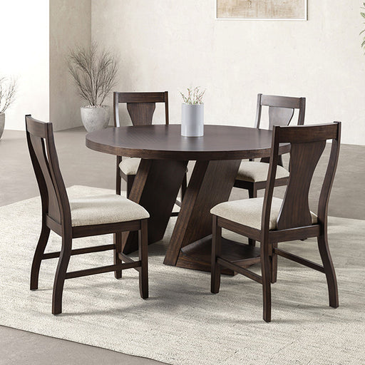 Holsworthy 5 Pc Dining Table Set - U&U Home Budget Furniture (Carteret, NJ)
