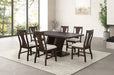 Holsworthy 7 Pc Dining Table Set - U&U Home Budget Furniture (Carteret, NJ)