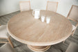 Orbetello 5 Pc Dining Table Set Natural - U&U Home Budget Furniture (Carteret, NJ)