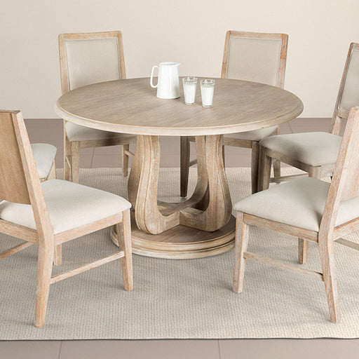 Orbetello 5 Pc Dining Table Set Natural - U&U Home Budget Furniture (Carteret, NJ)