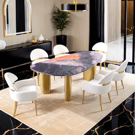 Northwich 5 Pc Dining Table Set - U&U Home Budget Furniture (Carteret, NJ)