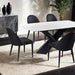 Lenvik 7 Pc Dining Table Set White - U&U Home Budget Furniture (Carteret, NJ)