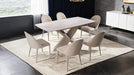 Lenvik 7 Pc Dining Table Set - U&U Home Budget Furniture (Carteret, NJ)