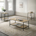 Pallas 3 Pc. Table Set Natural - U&U Home Budget Furniture (Carteret, NJ)