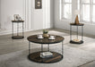Ophira 3 Pc. Table Set Brown - U&U Home Budget Furniture (Carteret, NJ)