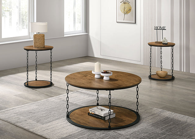 Ophira 3 Pc. Table Set - U&U Home Budget Furniture (Carteret, NJ)
