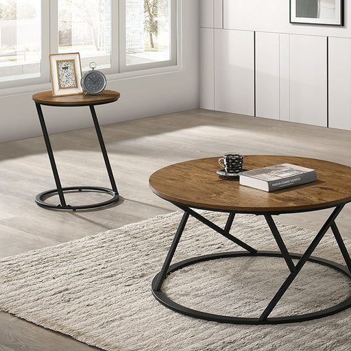 Ronde 3 Pc. Table Set Natural - U&U Home Budget Furniture (Carteret, NJ)