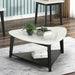 Thisted Triangle Marble Coffee Table - U&U Home Budget Furniture (Carteret, NJ)