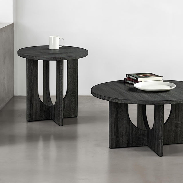 Holen 3 Pc. Table Set Gray - U&U Home Budget Furniture (Carteret, NJ)