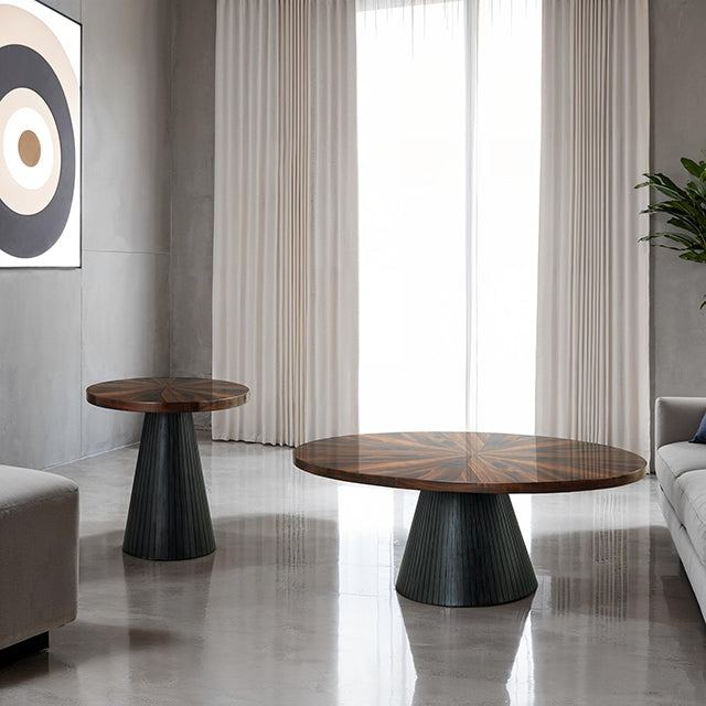 Surdal Oval Coffe Table - U&U Home Budget Furniture (Carteret, NJ)