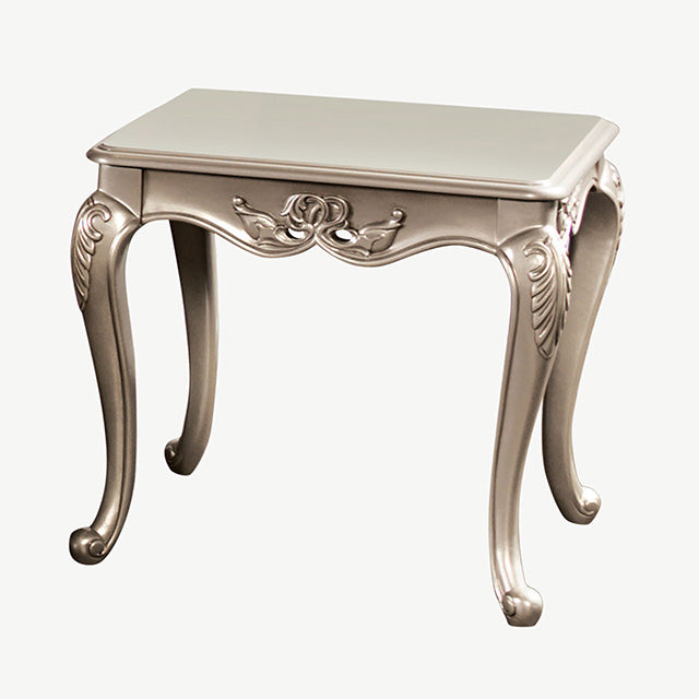 Albacete End Table Walnut & Campage - U&U Home Budget Furniture (Carteret, NJ)