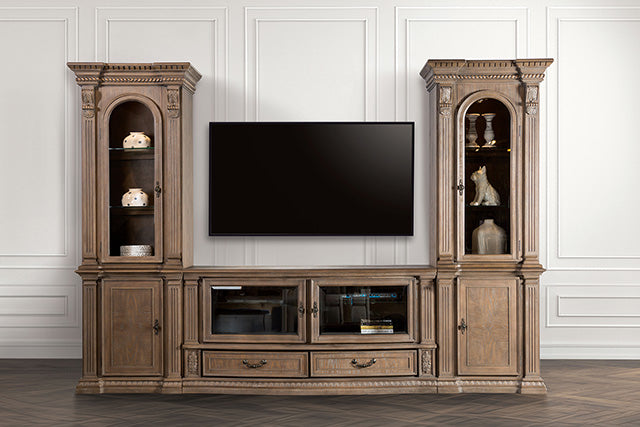 Seven Oaks Entertainment Center - U&U Home Budget Furniture (Carteret, NJ)
