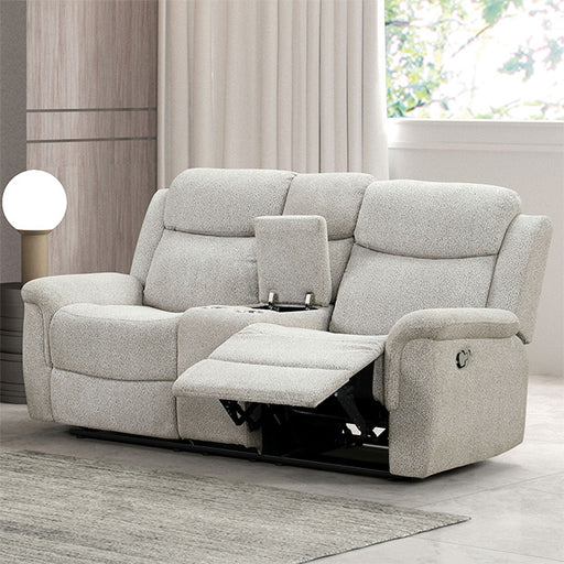 Sandbach Manual Reclining Loveseat With Console - U&U Home Budget Furniture (Carteret, NJ)