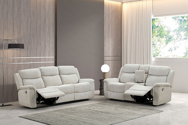 Sandbach Manual Reclining Sofa - U&U Home Budget Furniture (Carteret, NJ)