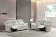 Sandbach Manual Reclining Loveseat With Console - U&U Home Budget Furniture (Carteret, NJ)