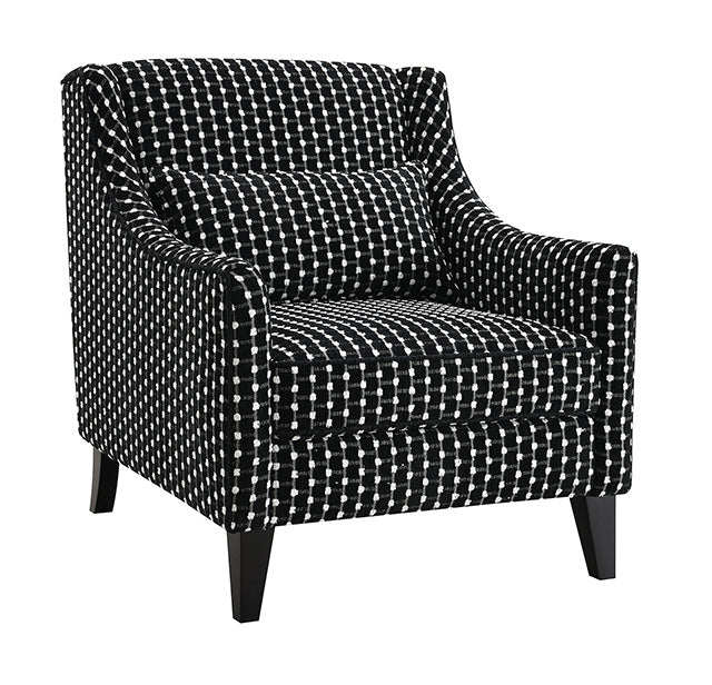 Viviani Accent Chair w/ 1 Kidney - U&U Home Budget Furniture (Carteret, NJ)