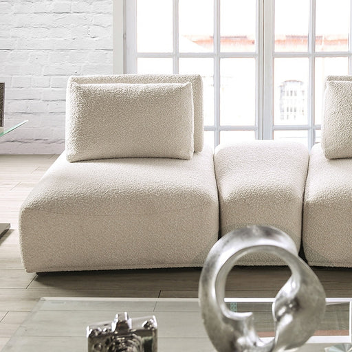 Stavanger Curved 2-Seater w/ Ot - U&U Home Budget Furniture (Carteret, NJ)