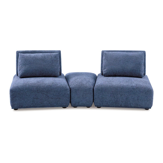 Stavanger Curved 2-Seater w/ Ot - U&U Home Budget Furniture (Carteret, NJ)