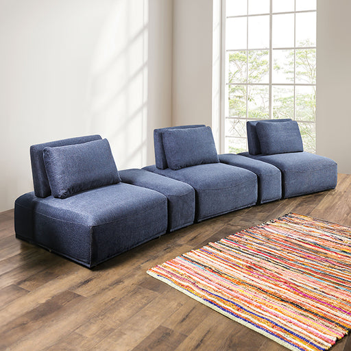 Stavanger Curved 3-Seater - U&U Home Budget Furniture (Carteret, NJ)