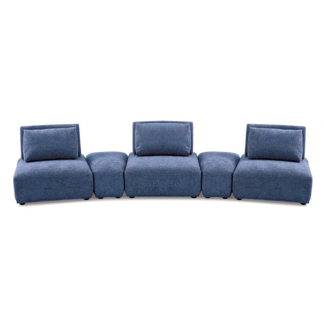 Stavanger Curved 3-Seater - U&U Home Budget Furniture (Carteret, NJ)