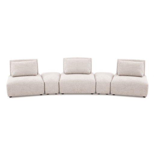 Stavanger Curved 3-Seater - U&U Home Budget Furniture (Carteret, NJ)