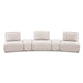 Stavanger Curved 3-Seater - U&U Home Budget Furniture (Carteret, NJ)