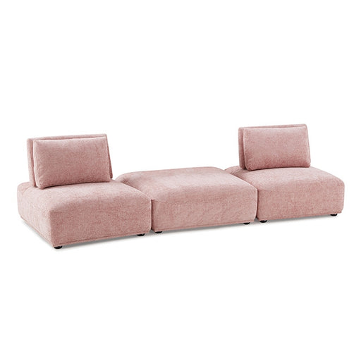 Stavanger 2-Seater w/ Square Ot - U&U Home Budget Furniture (Carteret, NJ)